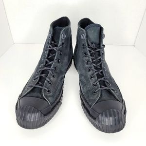 CONVERSE Bosey Chuck 70 Fleece Lined Nubuck High Top Sneakers in Black Size 10